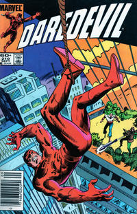 Cover Thumbnail for Daredevil (Marvel, 1964 series) #210 [Newsstand]
