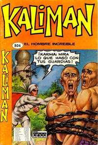 Cover Thumbnail for Kaliman (Editora Cinco, 1976 series) #804