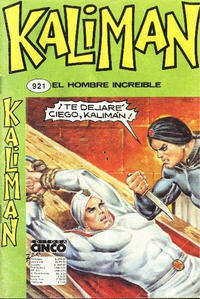 Cover Thumbnail for Kaliman (Editora Cinco, 1976 series) #921
