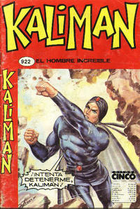 Cover Thumbnail for Kaliman (Editora Cinco, 1976 series) #922