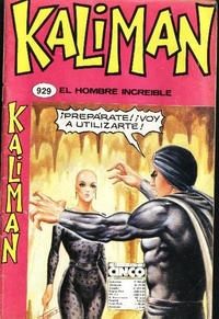 Cover Thumbnail for Kaliman (Editora Cinco, 1976 series) #929