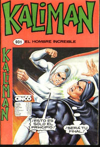 Cover Thumbnail for Kaliman (Editora Cinco, 1976 series) #931