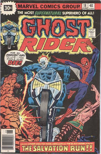 Cover Thumbnail for Ghost Rider (Marvel, 1973 series) #18 [30¢]