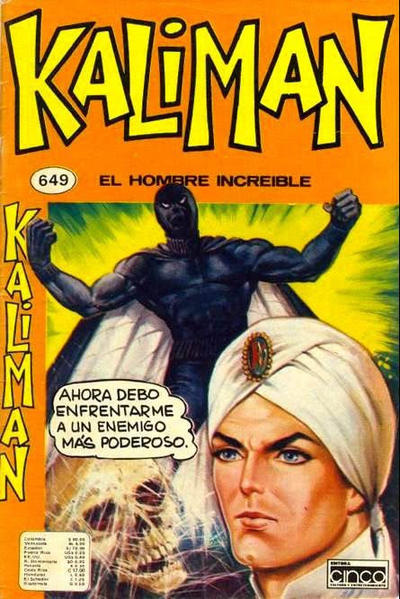 Cover for Kaliman (Editora Cinco, 1976 series) #649