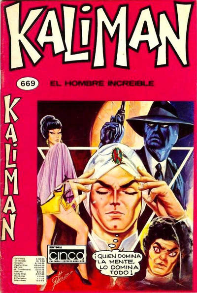 Cover for Kaliman (Editora Cinco, 1976 series) #669