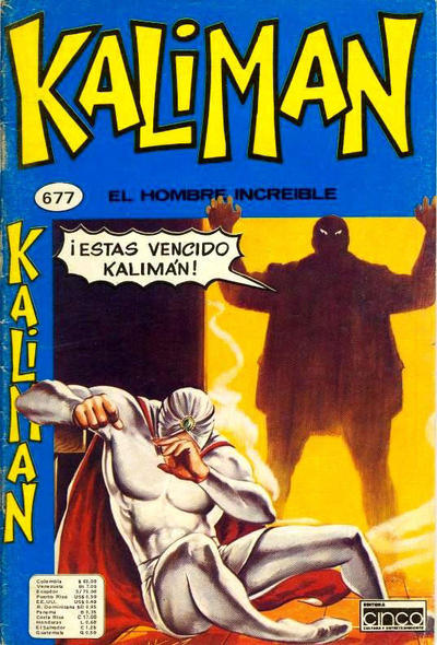 Cover for Kaliman (Editora Cinco, 1976 series) #677