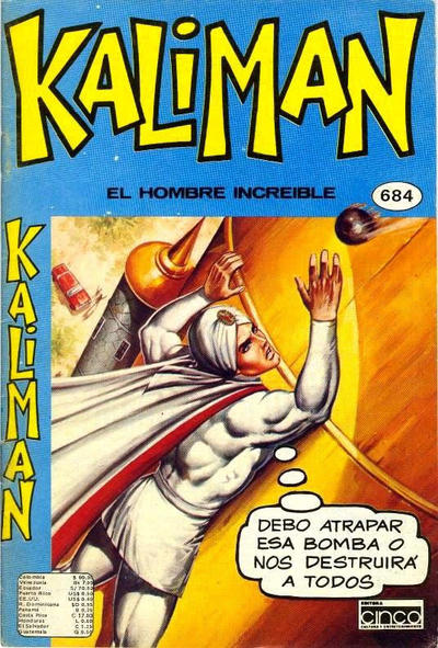 Cover for Kaliman (Editora Cinco, 1976 series) #684