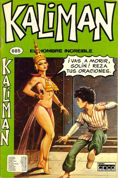 Cover for Kaliman (Editora Cinco, 1976 series) #685