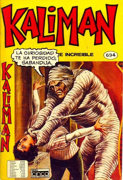 Cover for Kaliman (Editora Cinco, 1976 series) #694
