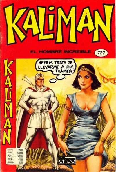 Cover for Kaliman (Editora Cinco, 1976 series) #727