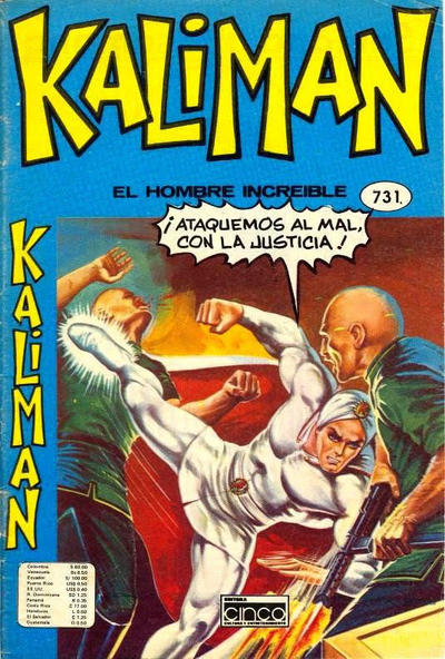 Cover for Kaliman (Editora Cinco, 1976 series) #731