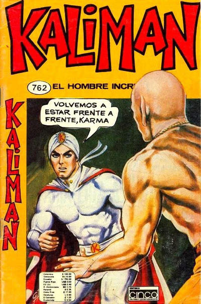 Cover for Kaliman (Editora Cinco, 1976 series) #762