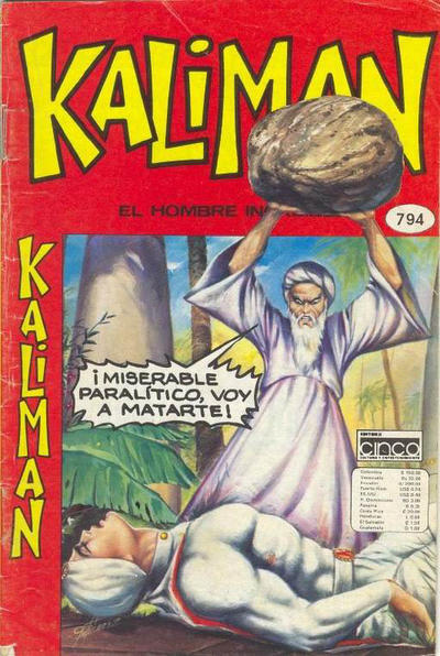 Cover for Kaliman (Editora Cinco, 1976 series) #794