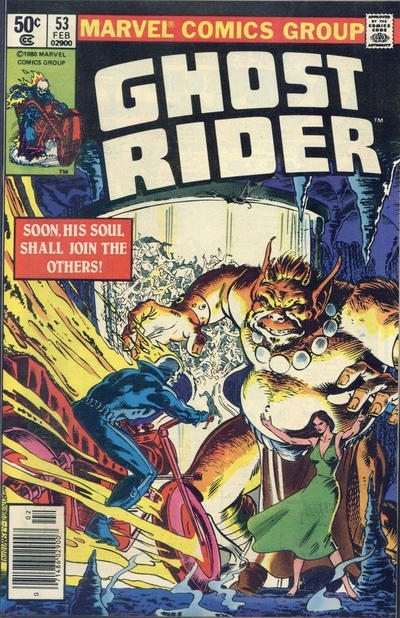 Cover for Ghost Rider (Marvel, 1973 series) #53 [Newsstand]