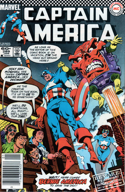 Cover for Captain America (Marvel, 1968 series) #289 [Newsstand]