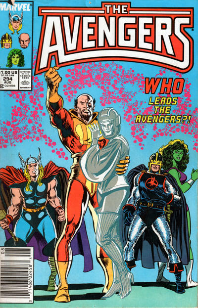 Cover for The Avengers (Marvel, 1963 series) #294 [Newsstand]