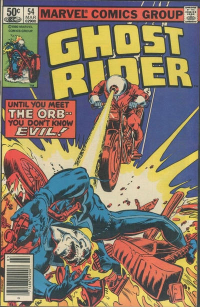 Cover for Ghost Rider (Marvel, 1973 series) #54 [Newsstand]
