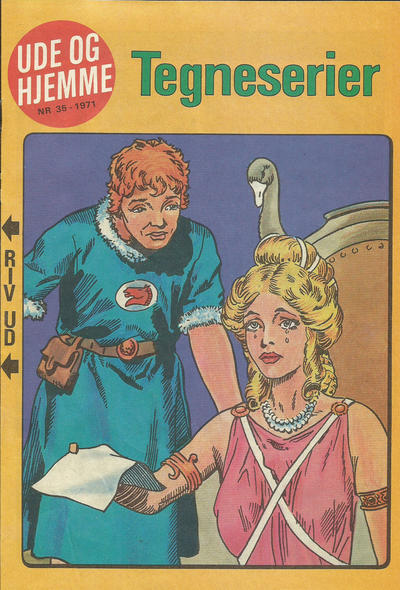 Cover for Ude og Hjemme. Tegneserier (Aller [DK], 1963 series) #35/1971