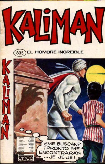 Cover for Kaliman (Editora Cinco, 1976 series) #835