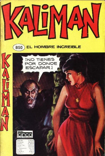 Cover for Kaliman (Editora Cinco, 1976 series) #850