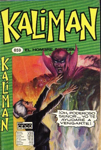 Cover for Kaliman (Editora Cinco, 1976 series) #859