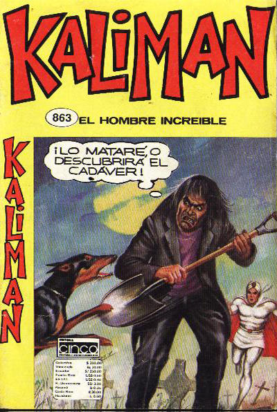Cover for Kaliman (Editora Cinco, 1976 series) #863
