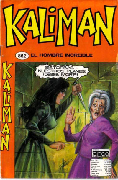 Cover for Kaliman (Editora Cinco, 1976 series) #862