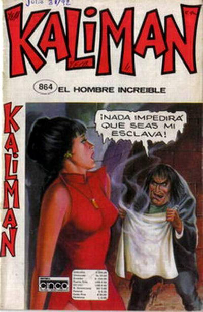 Cover for Kaliman (Editora Cinco, 1976 series) #864