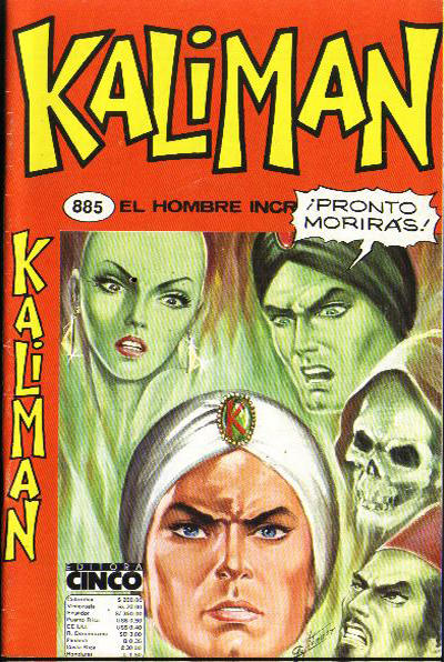 Cover for Kaliman (Editora Cinco, 1976 series) #885