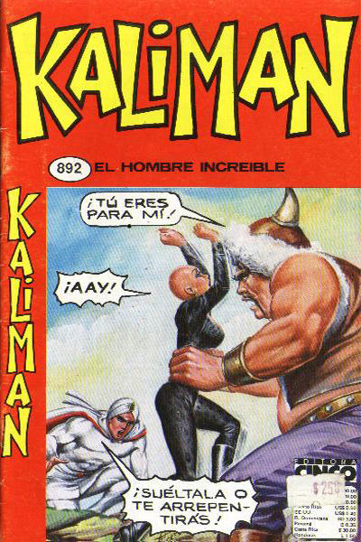 Cover for Kaliman (Editora Cinco, 1976 series) #892