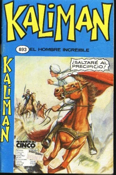 Cover for Kaliman (Editora Cinco, 1976 series) #893