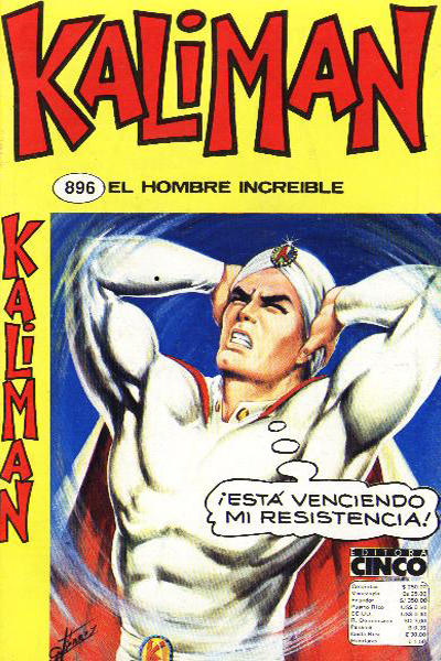 Cover for Kaliman (Editora Cinco, 1976 series) #896