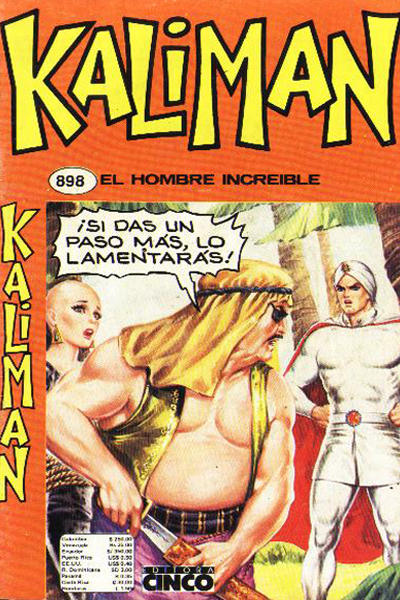 Cover for Kaliman (Editora Cinco, 1976 series) #898