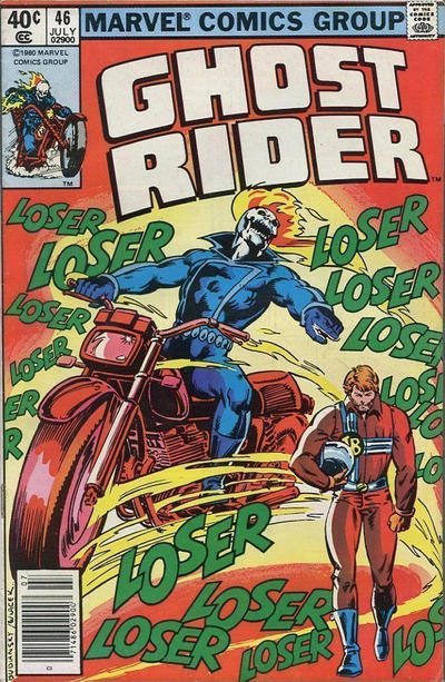 Cover for Ghost Rider (Marvel, 1973 series) #46 [Newsstand]