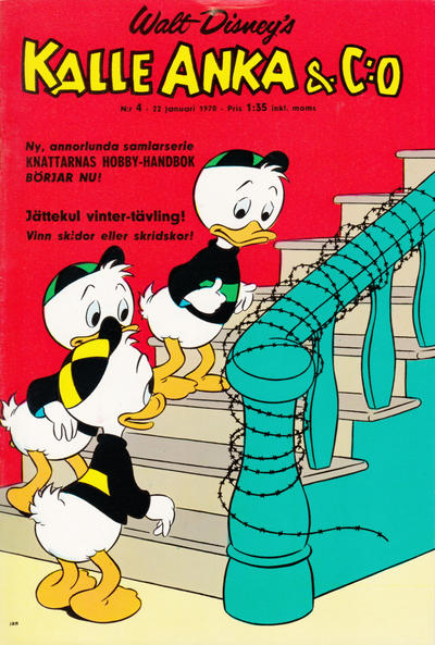 Cover for Kalle Anka & C:o (Hemmets Journal, 1957 series) #4/1970