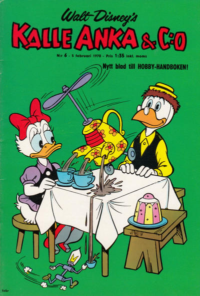 Cover for Kalle Anka & C:o (Hemmets Journal, 1957 series) #6/1970