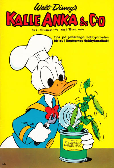 Cover for Kalle Anka & C:o (Hemmets Journal, 1957 series) #7/1970