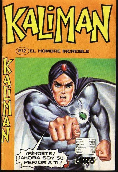 Cover for Kaliman (Editora Cinco, 1976 series) #912