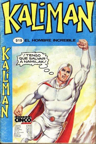 Cover for Kaliman (Editora Cinco, 1976 series) #919