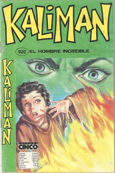 Cover for Kaliman (Editora Cinco, 1976 series) #920