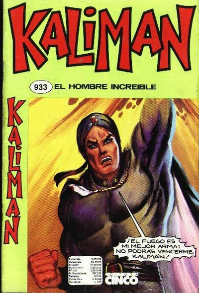 Cover for Kaliman (Editora Cinco, 1976 series) #933