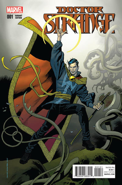 Cover for Doctor Strange (Marvel, 2015 series) #1 [Incentive Kevin Nowlan Variant]