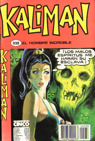 Cover for Kaliman (Editora Cinco, 1976 series) #938