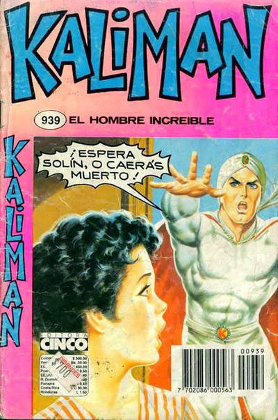Cover for Kaliman (Editora Cinco, 1976 series) #939