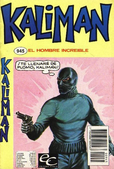 Cover for Kaliman (Editora Cinco, 1976 series) #945