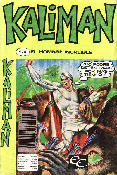 Cover for Kaliman (Editora Cinco, 1976 series) #970