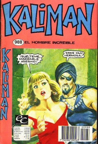 Cover for Kaliman (Editora Cinco, 1976 series) #988