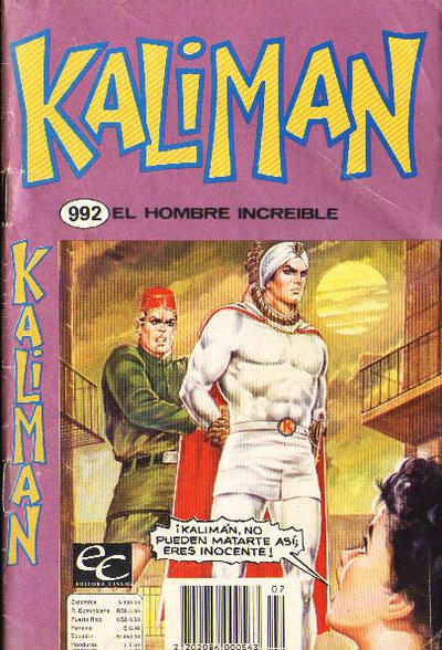 Cover for Kaliman (Editora Cinco, 1976 series) #992