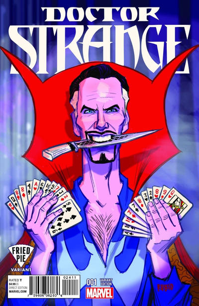 Cover for Doctor Strange (Marvel, 2015 series) #1 [Fried Pie Exclusive Bobby Rubio Variant]