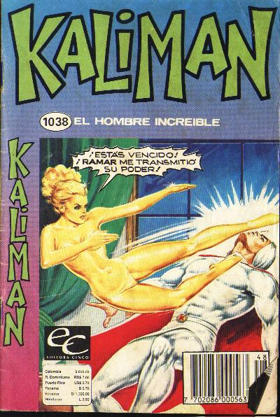 Cover for Kaliman (Editora Cinco, 1976 series) #1038
